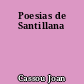 Poesias de Santillana