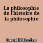 La philosophie de l'histoire de la philosophie
