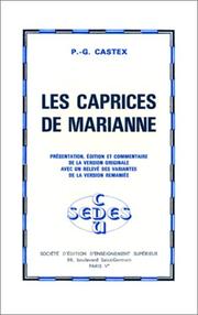 Études sur le théâtre d'Alfred de Musset : [1] : Les  Caprices de Marianne