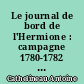 Le journal de bord de l'Hermione : campagne 1780-1782 : Introduction