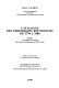 Catalogue des périodiques réunionnais de 1794 à 1900 : précédé d'un aperçu historique sur la presse réunionnaise au XIXe siècle