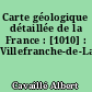 Carte géologique détaillée de la France : [1010] : Villefranche-de-Lauragais