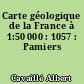 Carte géologique de la France à 1:50 000 : 1057 : Pamiers