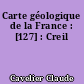 Carte géologique de la France : [127] : Creil