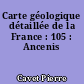 Carte géologique détaillée de la France : 105 : Ancenis