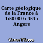Carte géologique de la France à 1:50 000 : 454 : Angers