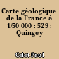 Carte géologique de la France à 1/50 000 : 529 : Quingey