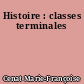 Histoire : classes terminales