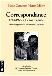Correspondance : 1934-1979 : 45 ans d'amitié