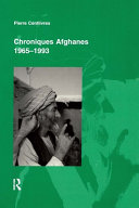 Chroniques afghanes : 1965-1993