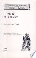 Huygens et la France : table ronde du Centre national de la recherche scientifique : Paris, 27-29 mars 1979