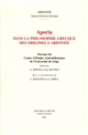 Aporia dans la philosophie grecque des origines à Aristote
