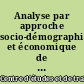 Analyse par approche socio-démographique et économique de la pension alimentaire en cas de divorce...