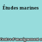 Études marines