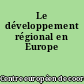 Le développement régional en Europe