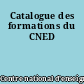 Catalogue des formations du CNED