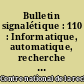 Bulletin signalétique : 110 : Informatique, automatique, recherche opérationnelle, gestion