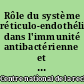 Rôle du système réticulo-endothélial dans l'immunité antibactérienne et antitumorale : Gif-sur-Yvette, 18-23 juin 1962