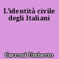L'identità civile degli Italiani