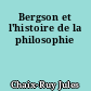 Bergson et l'histoire de la philosophie