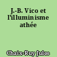 J.-B. Vico et l'illuminisme athée