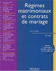 Régimes matrimoniaux et contrats de mariage