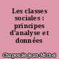 Les classes sociales : principes d'analyse et données empiriques