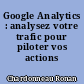 Google Analytics : analysez votre trafic pour piloter vos actions webmarketing