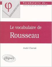 Le vocabulaire de Rousseau
