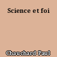Science et foi