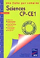 Sciences, CP-CE1 : observer, expérimenter et manipuler, chercher dans la nature, schématiser et légender, découvrir