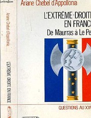L'extrême-droite en France : de Maurras à Le Pen
