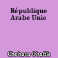 République Arabe Unie