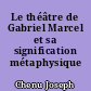 Le théâtre de Gabriel Marcel et sa signification métaphysique
