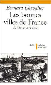 Les bonnes villes de France du XIVe au XVIe siècle
