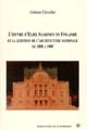 L'oeuvre d'Eliel Saarinen en Finlande et la question d'architecture nationale de 1898 à 1909
