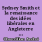 Sydney Smith et la renaissance des idées libérales en Angleterre au XIXe siècle