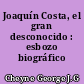 Joaquín Costa, el gran desconocido : esbozo biográfico