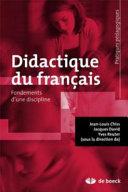 Didactique du français : Fondements d'une discipline