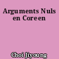 Arguments Nuls en Coreen