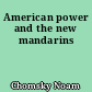 American power and the new mandarins