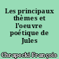 Les principaux thèmes et l'oeuvre poétique de Jules Laforgue