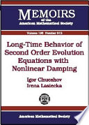 Long-time behavior of second order evolution equations with nonlinear damping
