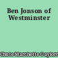 Ben Jonson of Westminster