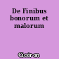 De Finibus bonorum et malorum