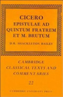 Epistulae ad Quintum fratrem et M. Brutum