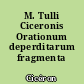 M. Tulli Ciceronis Orationum deperditarum fragmenta