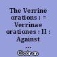 The Verrine orations : = Verrinae orationes : II : Against Verres : = In C. Verrem actiones : Part II : Books III, IV and V