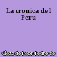 La cronica del Peru