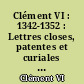 Clément VI : 1342-1352 : Lettres closes, patentes et curiales intéressant les pays autres que la France : 2